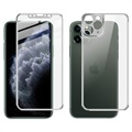 Imak Metall iPhone 11 Pro Max Schutzset aus Gehärtetem Glas - Silber