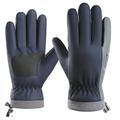Isolierte, winddichte Touchscreen-Handschuhe für Männer - Blau