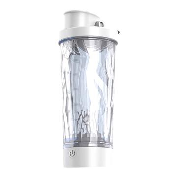 JBB-103 Elektrischer Proteinshaker / Selbstmischflasche 600ml - Weiß