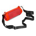 JBL Flip 7 Tragbare Silikontasche mit Schulterriemen - Schwarz