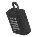 JBL Go 3 Tragbarer Wasserdichter Bluetooth Lautsprecher - Schwarz