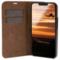 JT Berlin BookCase Tegel iPhone 13 Leder Flip Hülle - Cognac