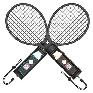 JYS-NS2266 Tennisschläger Duo für Nintendo Switch 2 Joy-Con Steuerungen - Schwarz