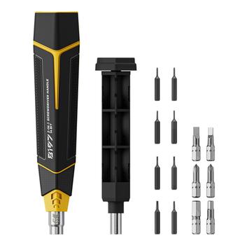 Jakemy JM-8197 16-in-1 Präzisionshandschraubendreher-Set - Schwarz