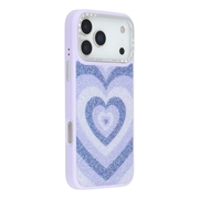 iPhone 17 Pro Max Jaucase Magnetische Hybridhülle mit Herzmuster