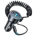 Joyroom JR-CL07 3-in-1 Auto Schnellladegerät 55W - USB-C - Schwarz