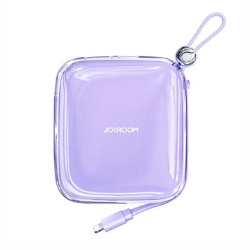 Joyroom Jelly JR-L005 Lightning Power Bank 10000mAh - USB-C, USB-A-Anschlüsse - Lila