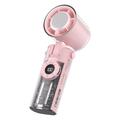 K-811 Transparenter Mecha-Handventilator - Rosa
