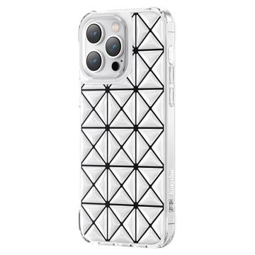 Kingxbar Miya Serie iPhone 14 Pro Max Hybrid Hülle - Schnee Weiss