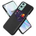 KSQ OnePlus 9 Hülle mit Kartenfach - Schwarz