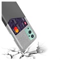 KSQ OnePlus 9 Hülle mit Kartenfach - Grau