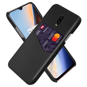 KSQ OnePlus 7 Hülle mit Kartenfach - Schwarz