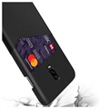 KSQ OnePlus 7 Hülle mit Kartenfach - Schwarz