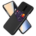 KSQ OnePlus 7 Pro Hülle mit Kartenfach - Schwarz