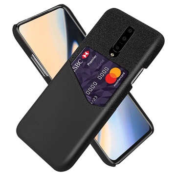 KSQ OnePlus 7 Pro Hülle mit Kartenfach - Schwarz