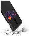 KSQ OnePlus 7 Pro Hülle mit Kartenfach - Schwarz