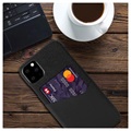 KSQ iPhone 11 Pro Max Hülle mit Kartenfach - Schwarz