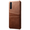 OnePlus Nord KSQ Beschichtete Kunststoff Hülle mit Kartenfächern