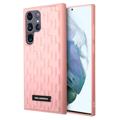 Karl Lagerfeld 3D Monogram Samsung Galaxy S23 Ultra 5G Hybrid Hülle - Rosa
