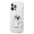 Karl Lagerfeld Durchsichtig iPhone 13 Pro Max TPU Hülle - Choupette Essen