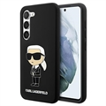 Karl Lagerfeld Ikonik Samsung Galaxy S23 5G Silikon Case - Schwarz