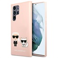 Karl Lagerfeld Karl & Choupette Samsung Galaxy S22 Ultra 5G Silikonhülle