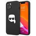 Karl Lagerfeld Karl Head iPhone 13 Mini Hybrid Case - Schwarz