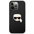 Karl Lagerfeld Karl Head iPhone 13 Pro Hybrid Case - Schwarz