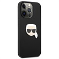 Karl Lagerfeld Karl Head iPhone 13 Pro Hybrid Case - Schwarz