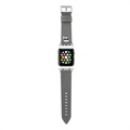 Karl Lagerfeld Karl Head Apple Watch 7/SE/6/5/4/3/2/1 Armband - 45mm/44mm/42mm - Silber