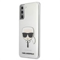Karl Lagerfeld Karl's Head Samsung Galaxy S21 5G Cover - Durchsichtig