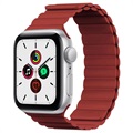 Kingxbar Apple Watch 7/SE/6/5/4/3/2/1 Magnetische Armband - 41mm/40mm/38mm - Rot