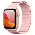 Kingxbar Apple Watch 7/SE/6/5/4/3/2/1 Magnetische Armband - 45mm/44mm/42mm - Rosa