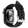 Kingxbar Crystal Fabric Apple Watch 7/SE/6/5/4/3/2/1 Armband - 41mm/40mm/38mm