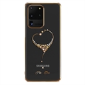 Kingxbar Wish Series Samsung Galaxy S20 Swarovski Hülle - (Offene Verpackung - Ausgezeichnet) - Gold