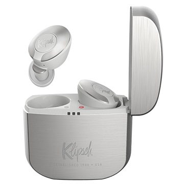 Klipsch T5 II True Wireless Kopfhörer mit Ladecase - Silber