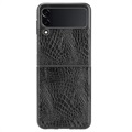 Krokodil Serie Samsung Galaxy Z Flip3 5G Cover - Schwarz
