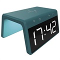 Ksix Wecker 2 mit Schnell Qi Ladegerät und Nachtlampe - 10W - Grün