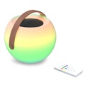 Ksix Bubble Mehrfarbig Lampe mit Bluetooth Lautsprecher - Weiß