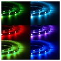Ksix Colored RGB LED Strip mit Fernbedienung - 2x5m