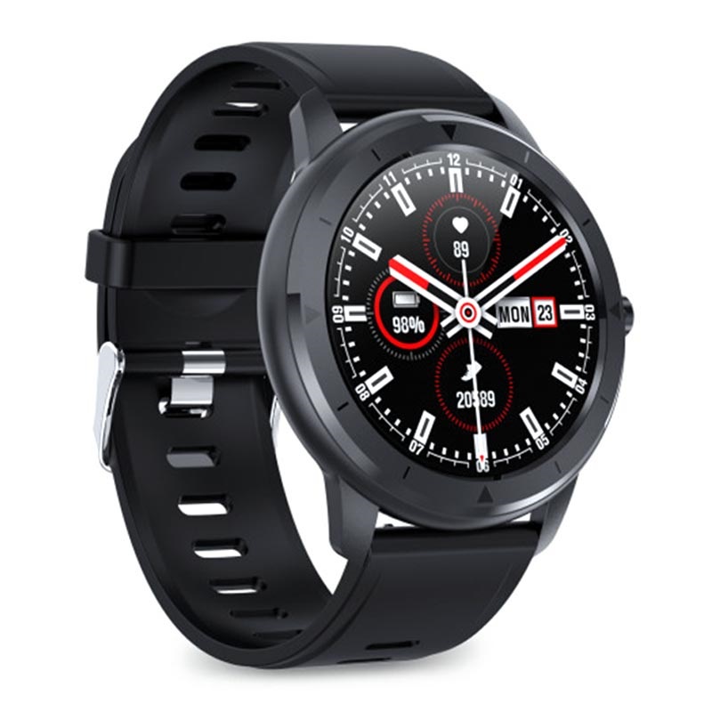 Ksix Eclipse Wasserdichte Smartwatch mit Schrittzähler