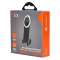 Ksix Studio Live Pocket LED Ring Licht mit Handyhalterung - 3W