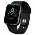 Ksix Urban 3 Wasserdichte Smartwatch mit Pulsmessung - Schwarz