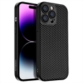 iPhone 14 Pro Max Kstdesign Icenets Series Kunststoff Hülle - Schwarz
