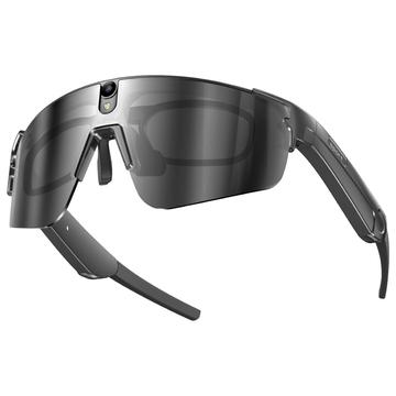 L805 AI-Smartbrille für Radfahrer mit 4K-Video - Schwarz