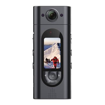 LK2313 4K Action-Kamera mit drehbarem Objektiv - IP65 Wasserdicht - Schwarz