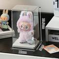 Labubu-Sammelvitrine - 12 x 9 x 19,5cm - Klar / Weiß