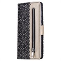 Lace Pattern Samsung Galaxy A52 5G, Galaxy A52s Wallet Hülle - Schwarz