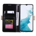 Lace Pattern Samsung Galaxy A23 Wallet Hülle - Schwarz