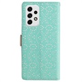 Lace Pattern Samsung Galaxy A23 Wallet Hülle - Grün